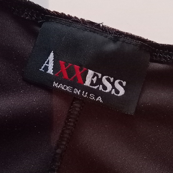 Chocolate brown velvet mini dress - Picture 5 of 7